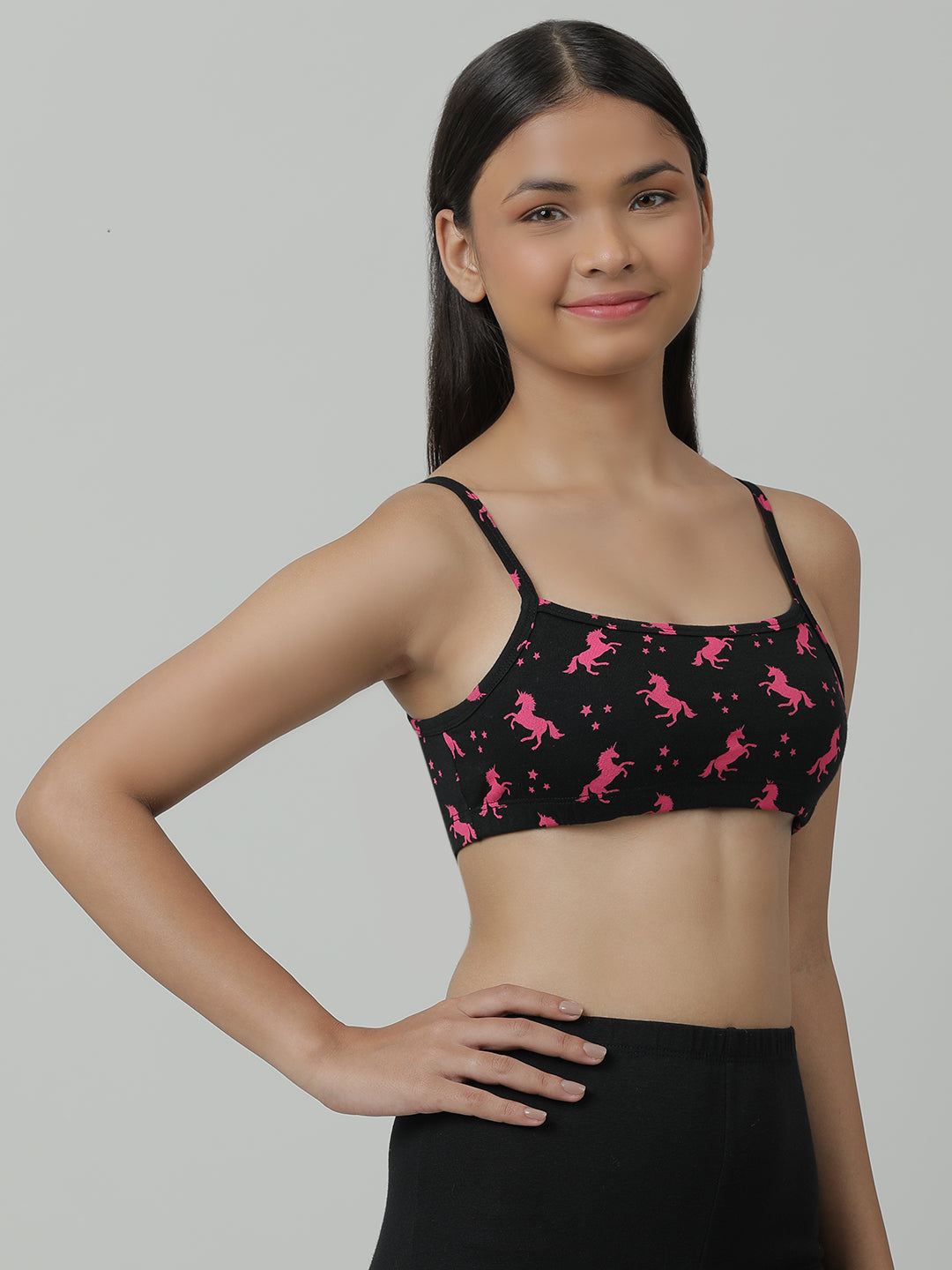 Beginners Bra - Unicorn All Over Print Pack of 3.