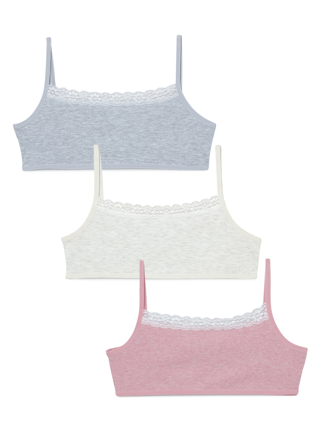 Beginners Bra - Lace Attached Pack Of 3.