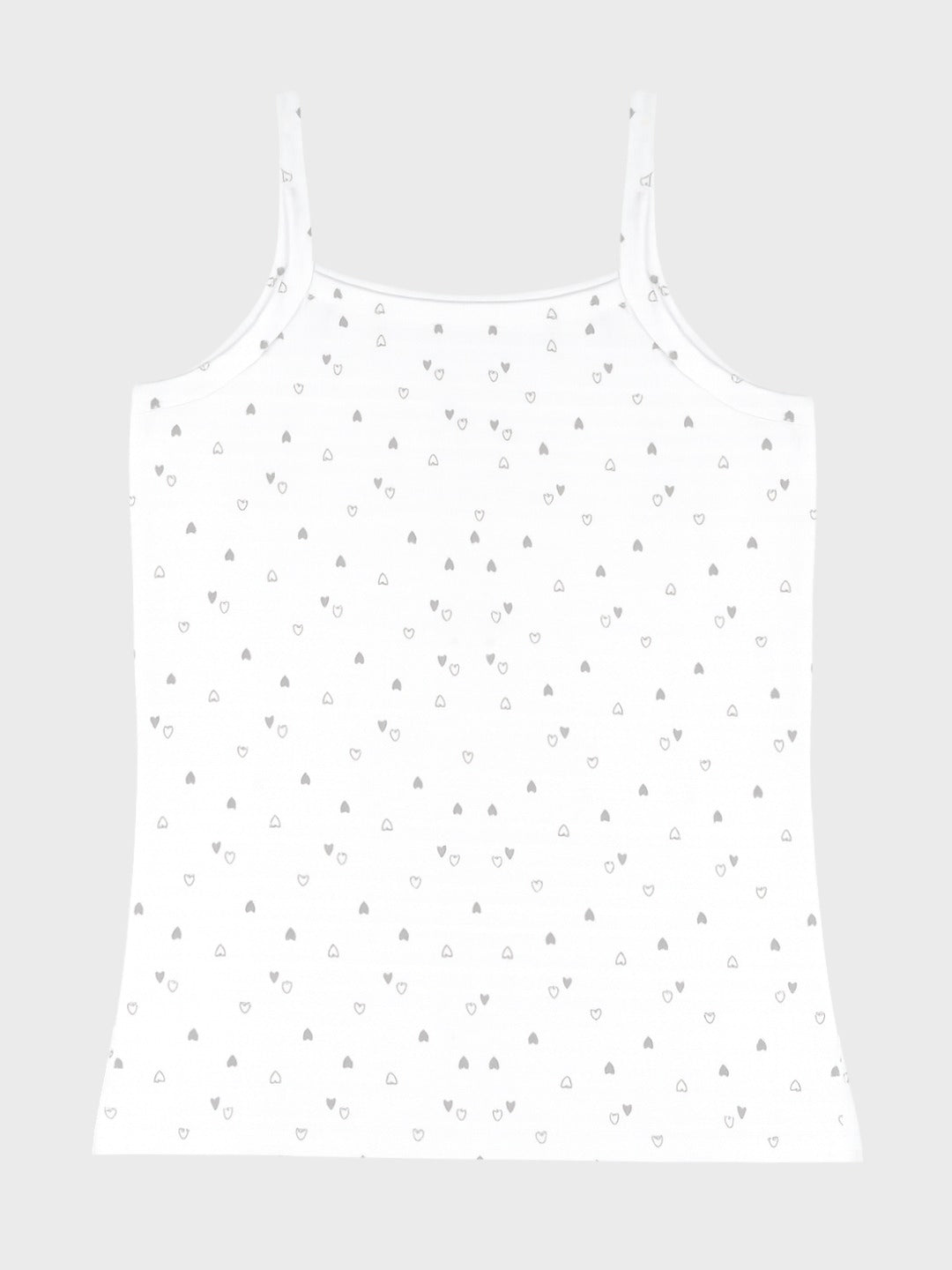 Cami Vests -Heart Print & Solid color Pack Of 2