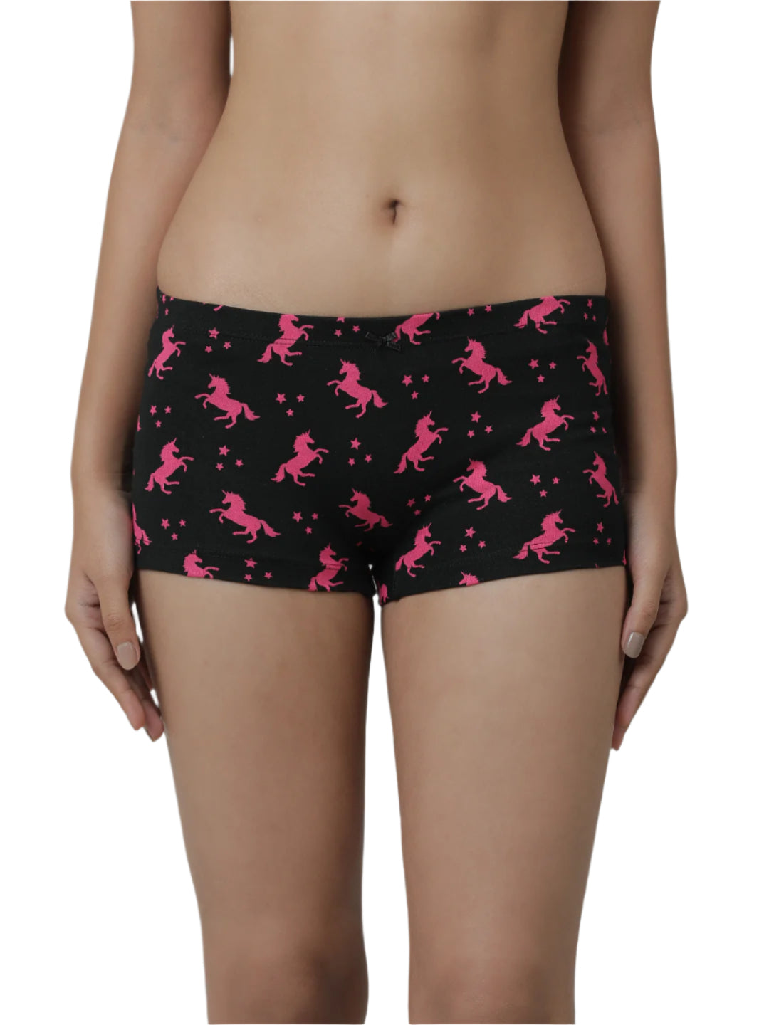 Girls Boy shorts - Unicorn All Over Printed Pack Of 2.