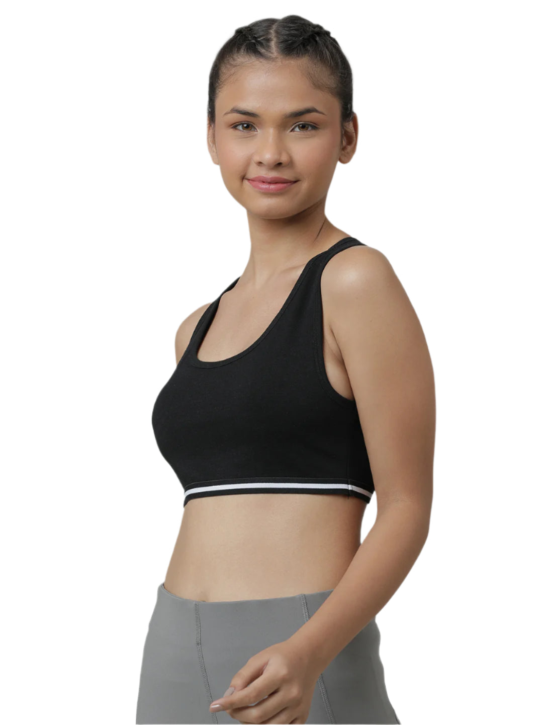 Sports Bra - White & Black (Pack of 2).