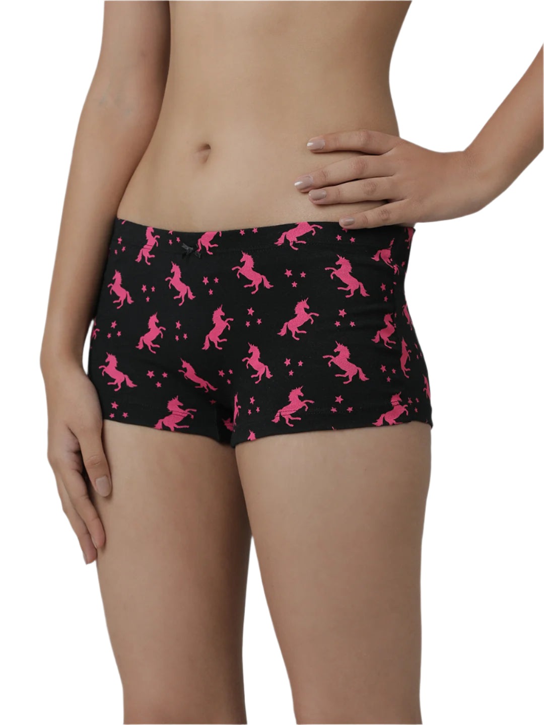 Girls Boy shorts - Unicorn All Over Printed Pack Of 2.