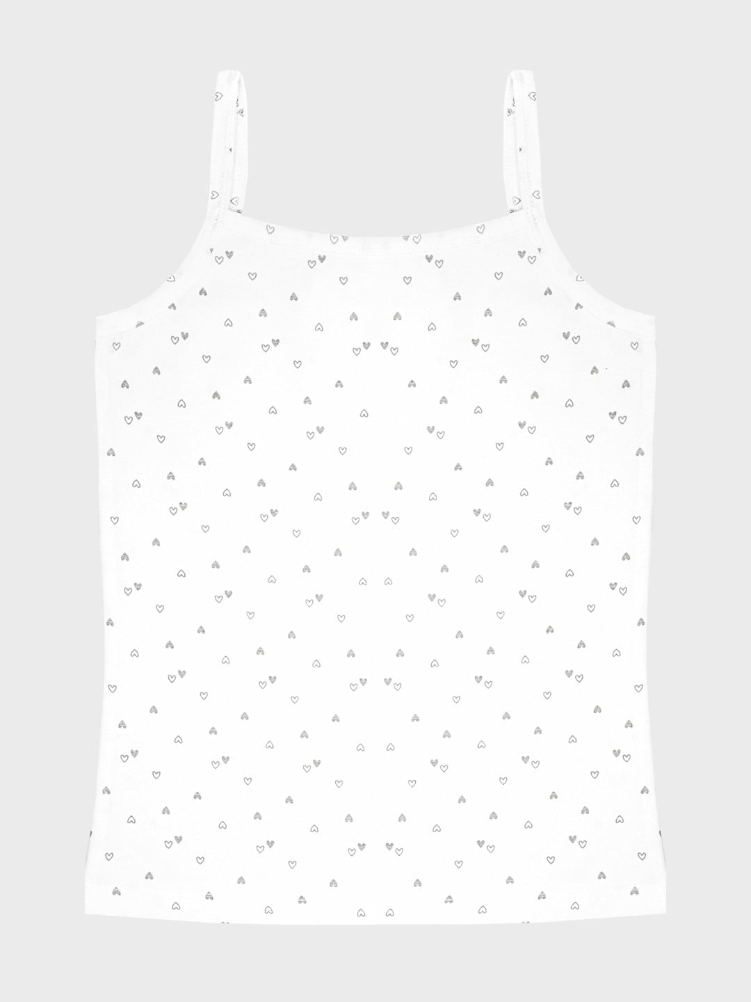 Cami Vests -Heart Print & Solid color Pack Of 2