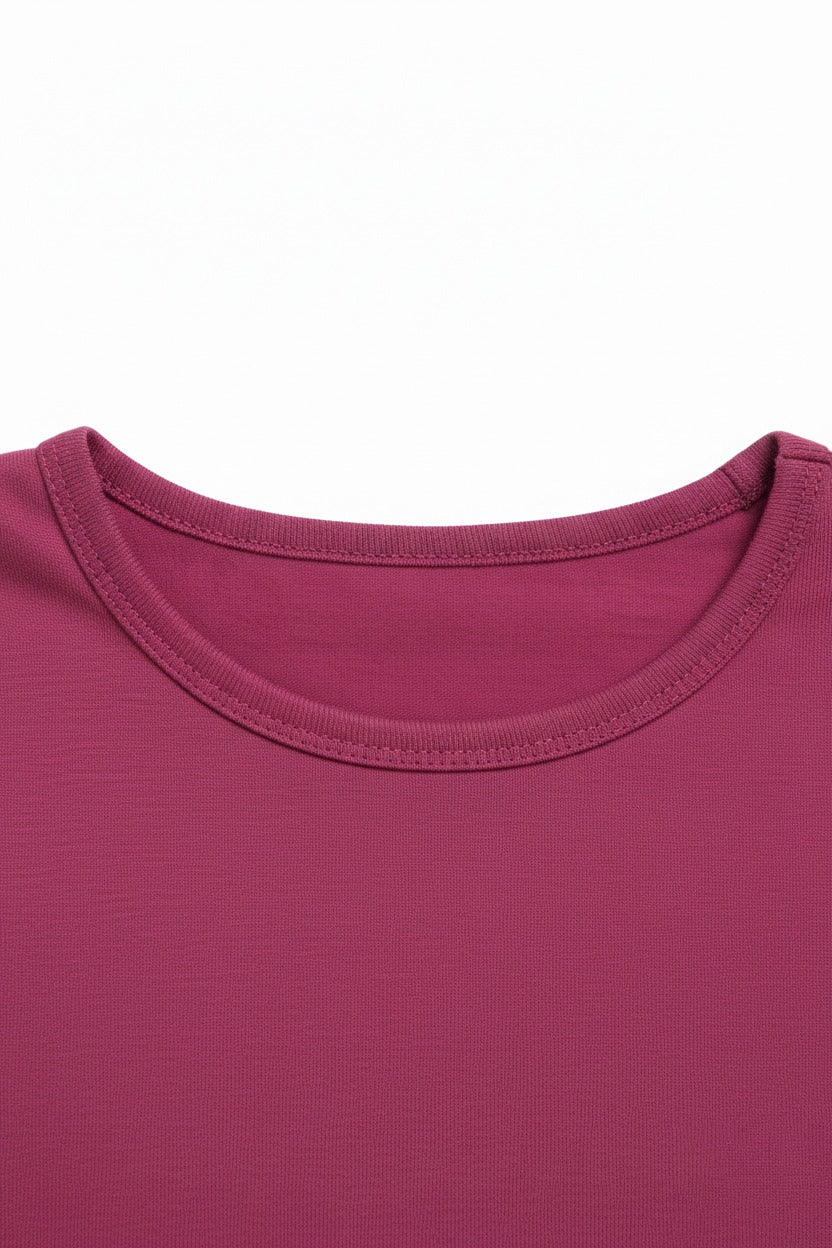 Girls Full Sleeve Tshirt Pack of 1_Maroon