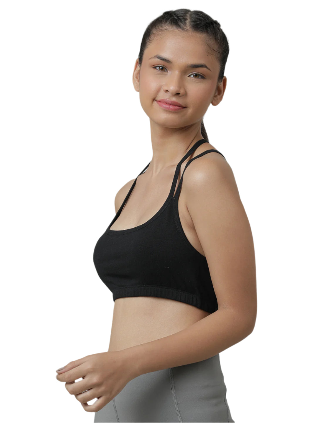Girls Sports Bra _Black.