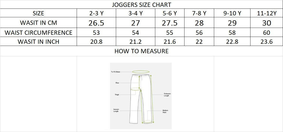 Boys Cotton Blend Joggers Pack of 1