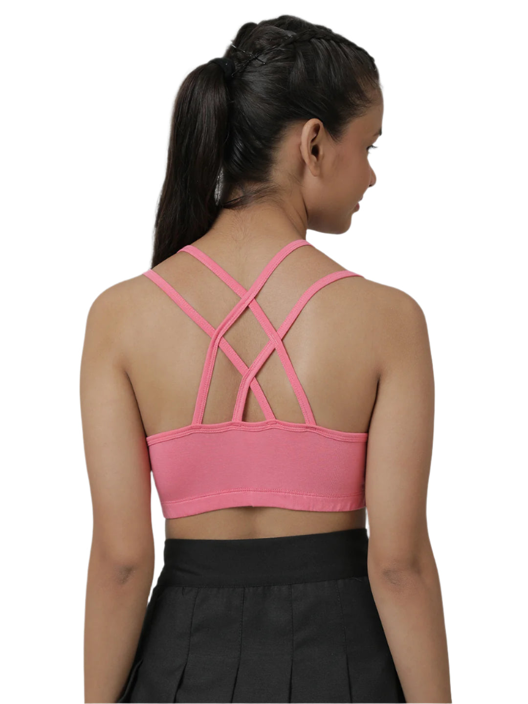 Girls Sports Bra _Pink.