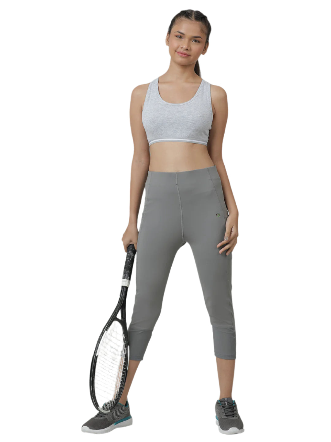 Sports Bra - Grey and Black (Pack of 2).
