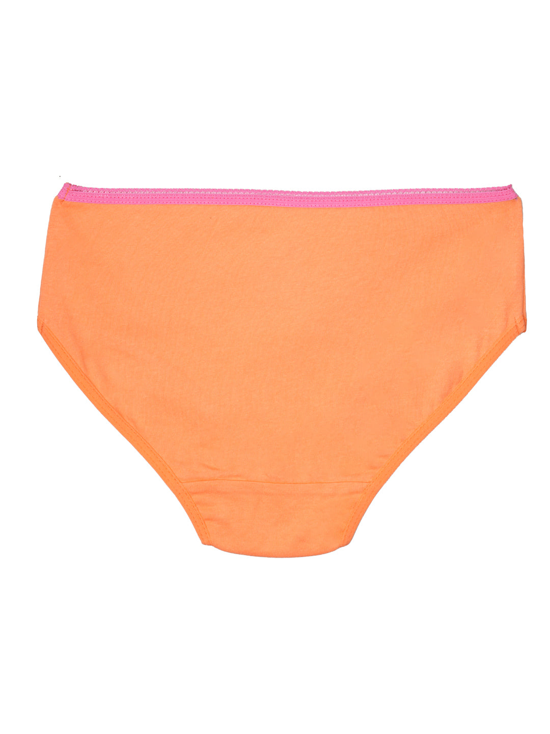 Girls Brief - Butterfly All Over Print & Solid Color Brief Pack of 6