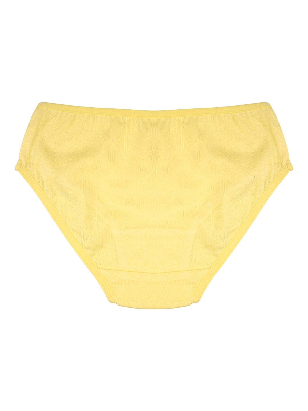 Girls Brief - Solid color and Aop print pack of 5