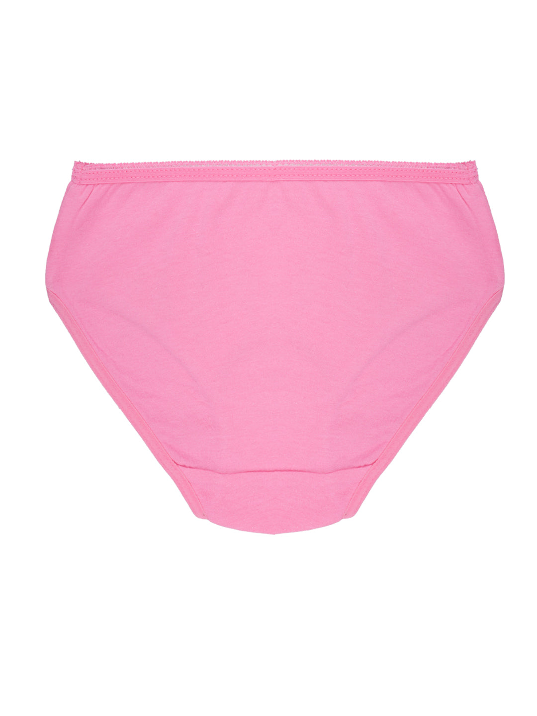 Girls Brief - Butterfly All Over Print & Solid Color Brief Pack of 6