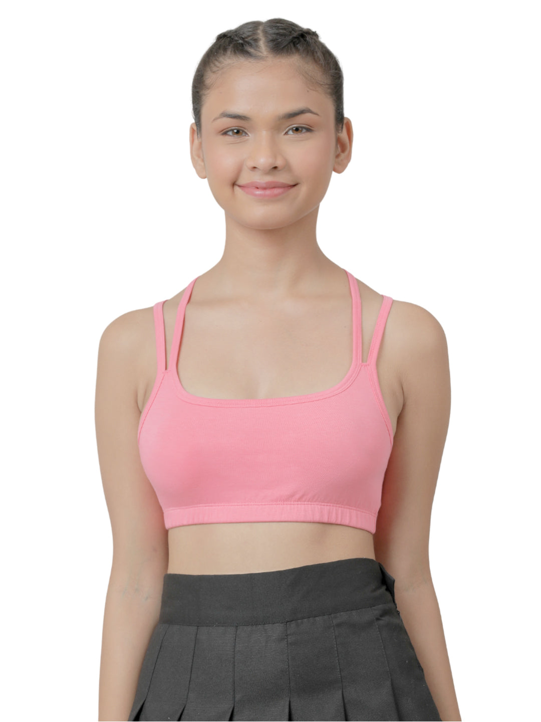 Girls Sports Bra _Pink.