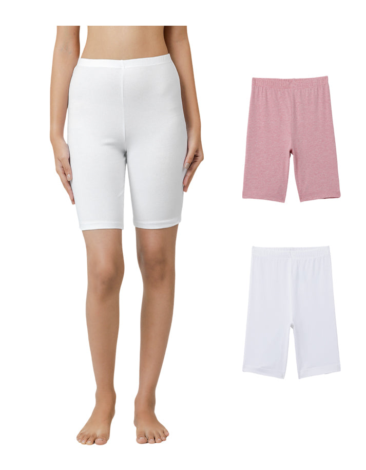 Shorties - White & Pink (Pack of 2).