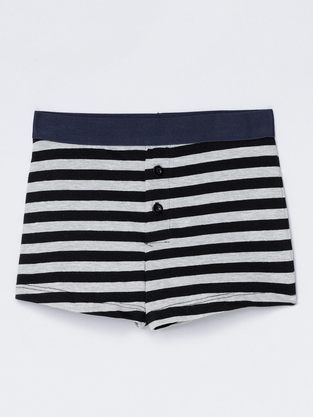 Boxer - Truck All Over & Stripes Printed Pack Of 3.
