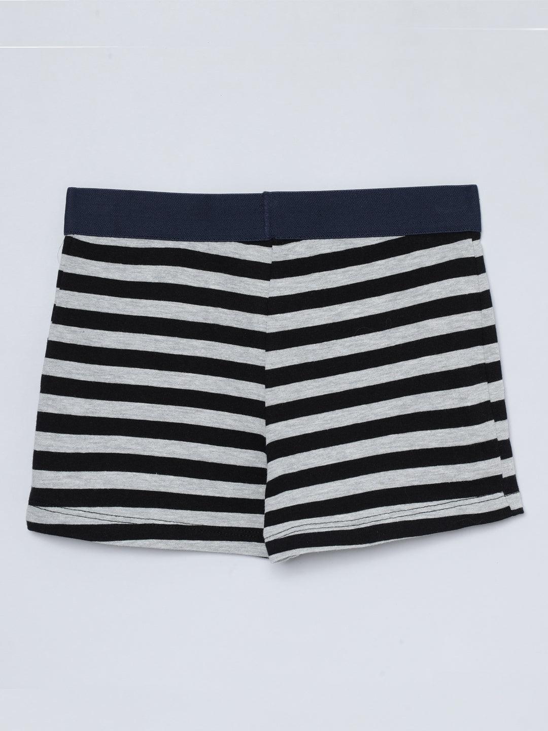 Boxer - Truck All Over & Stripes Printed Pack Of 3.