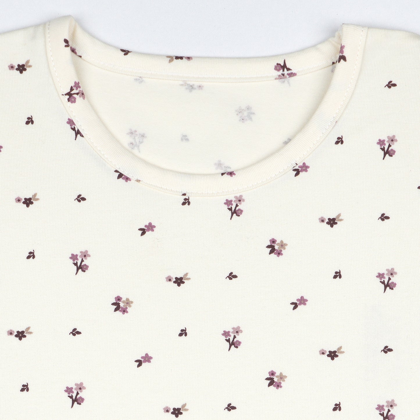 Girls Full Sleeve Tshirt Floral All Over Print Pack of 1