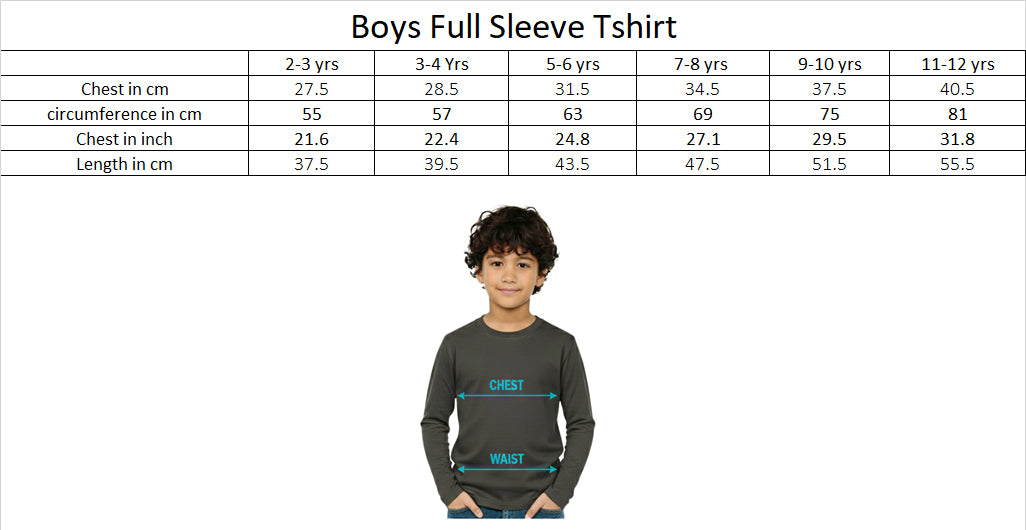Boy's Full Sleeve Tshirt