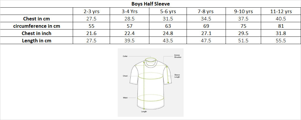 Boy's Short Sleeve Tshirt