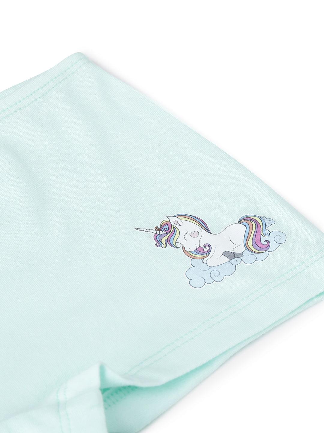 Girls Boyshorts - Unicorn Prints (Pack of 2).