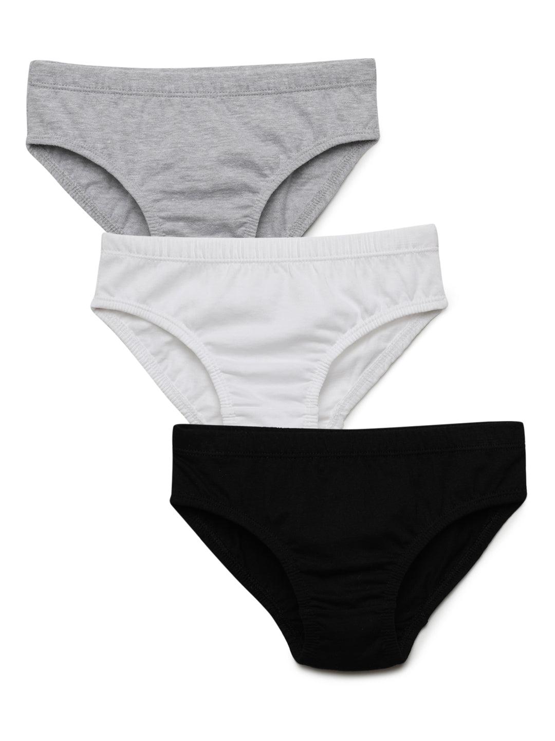 Boys Brief - Solid Multi-colour (Pack of 3).