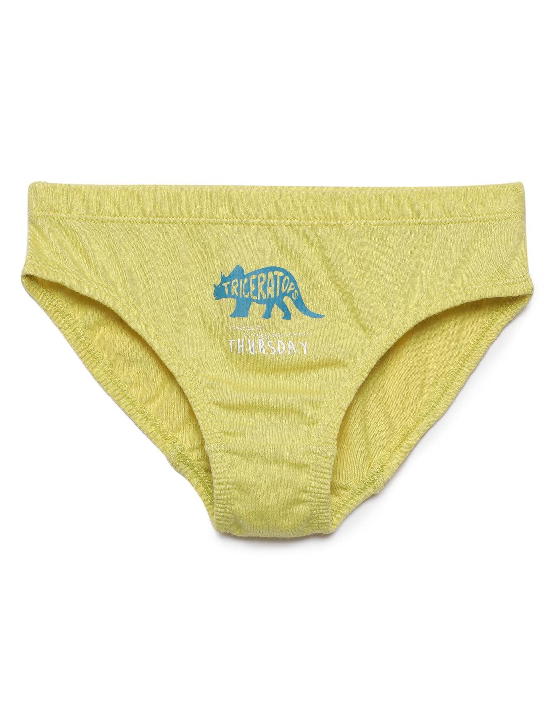 Boys Brief - Weekdays Dino Print (Pack of 7).