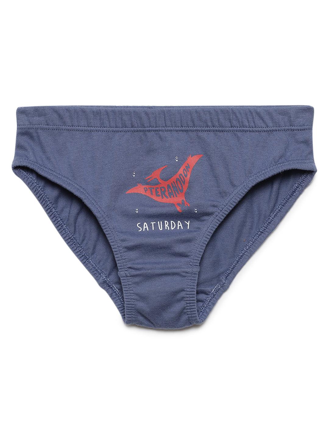 Boys Brief - Weekdays Dino Print (Pack of 7).