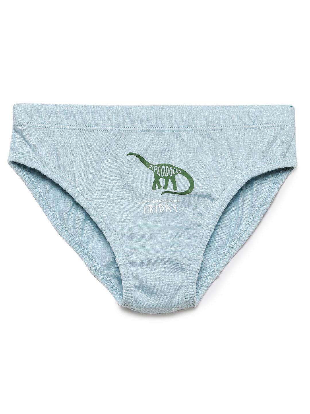 Boys Brief - Weekdays Dino Print (Pack of 7).