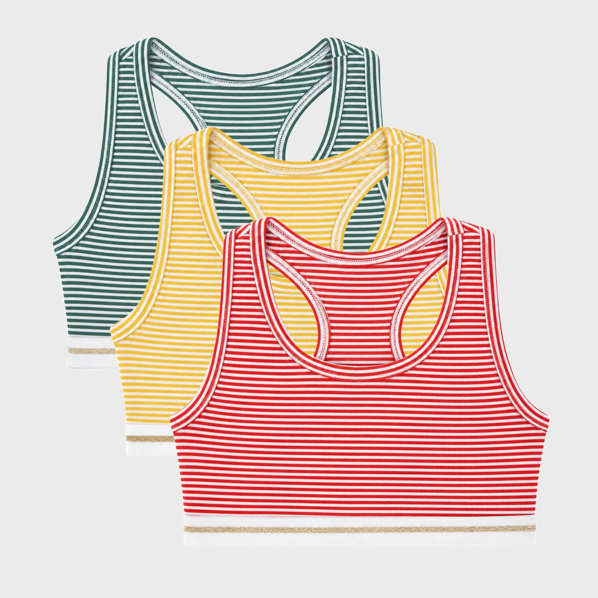 Beginners Sports Bra - Non Padded - 3 Pack