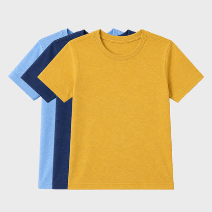 Boys' Cotton Tshirt Half Sleeve Pack of 3