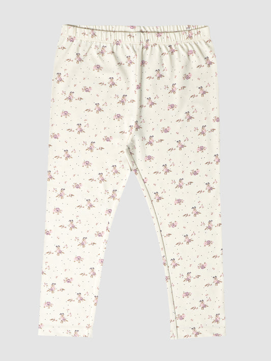 Girls Floral Print Leggings Pack of 1
