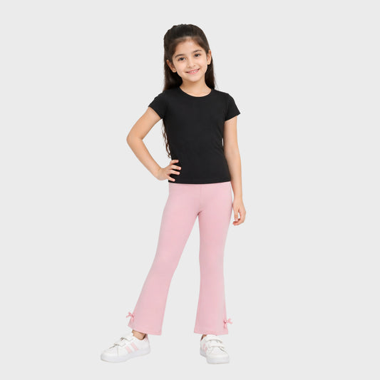 Girls' Cotton Leggings -  Rose Blossom (Pack of 1)