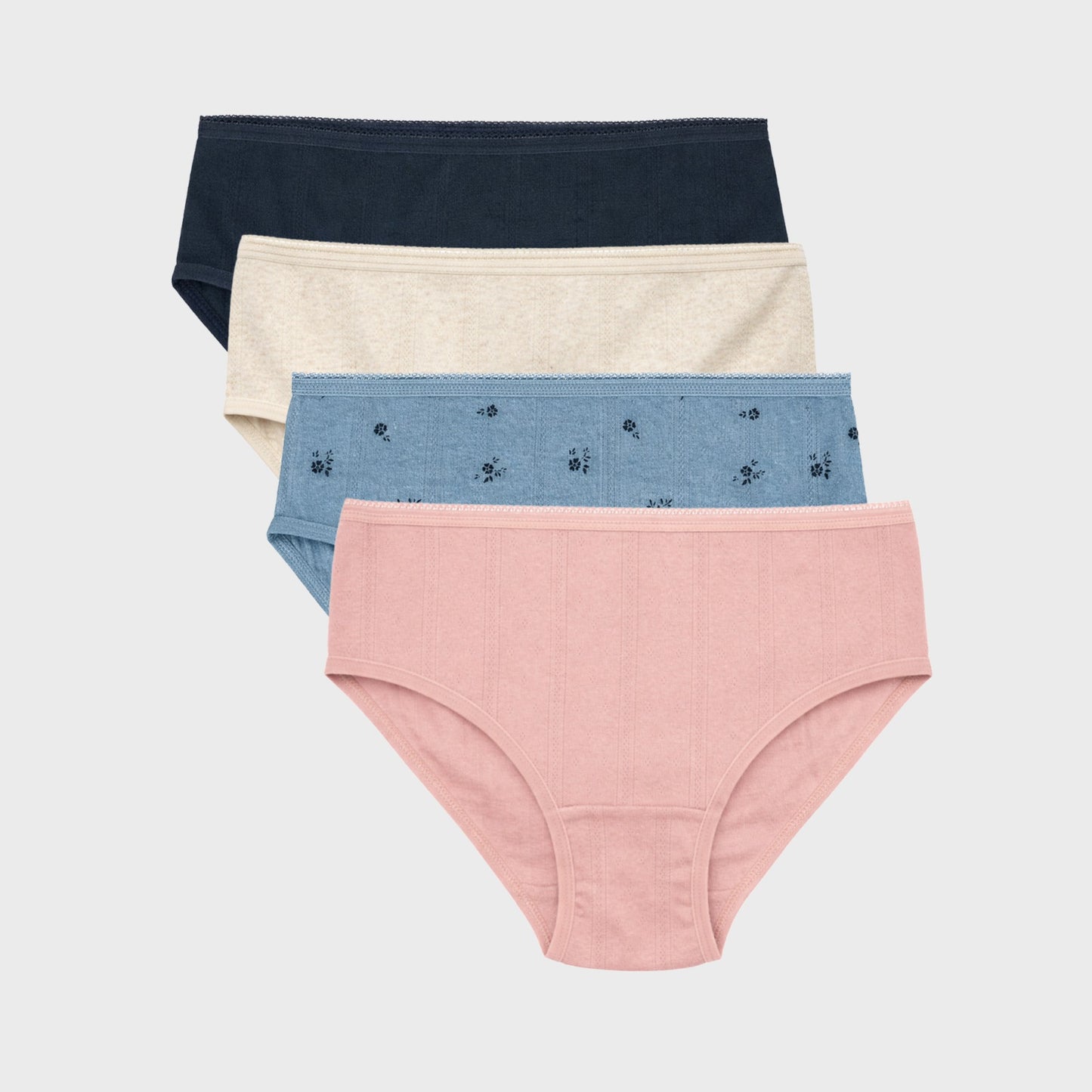 Girls' Cotton Brief - Pack of 4