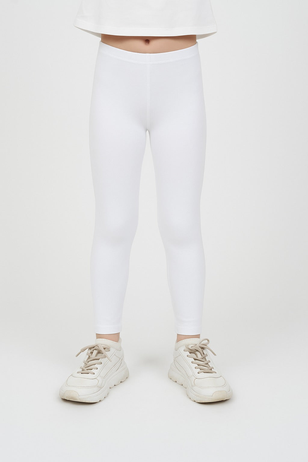 Girls' Cotton Leggings - Pack Of 4