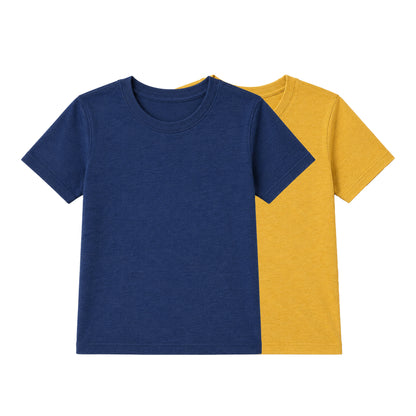 Boys' Cotton Tshirt Half Sleeve Pack of 2