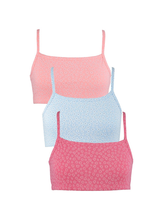 Beginners Bra -Flower All Over Print Pack of 3