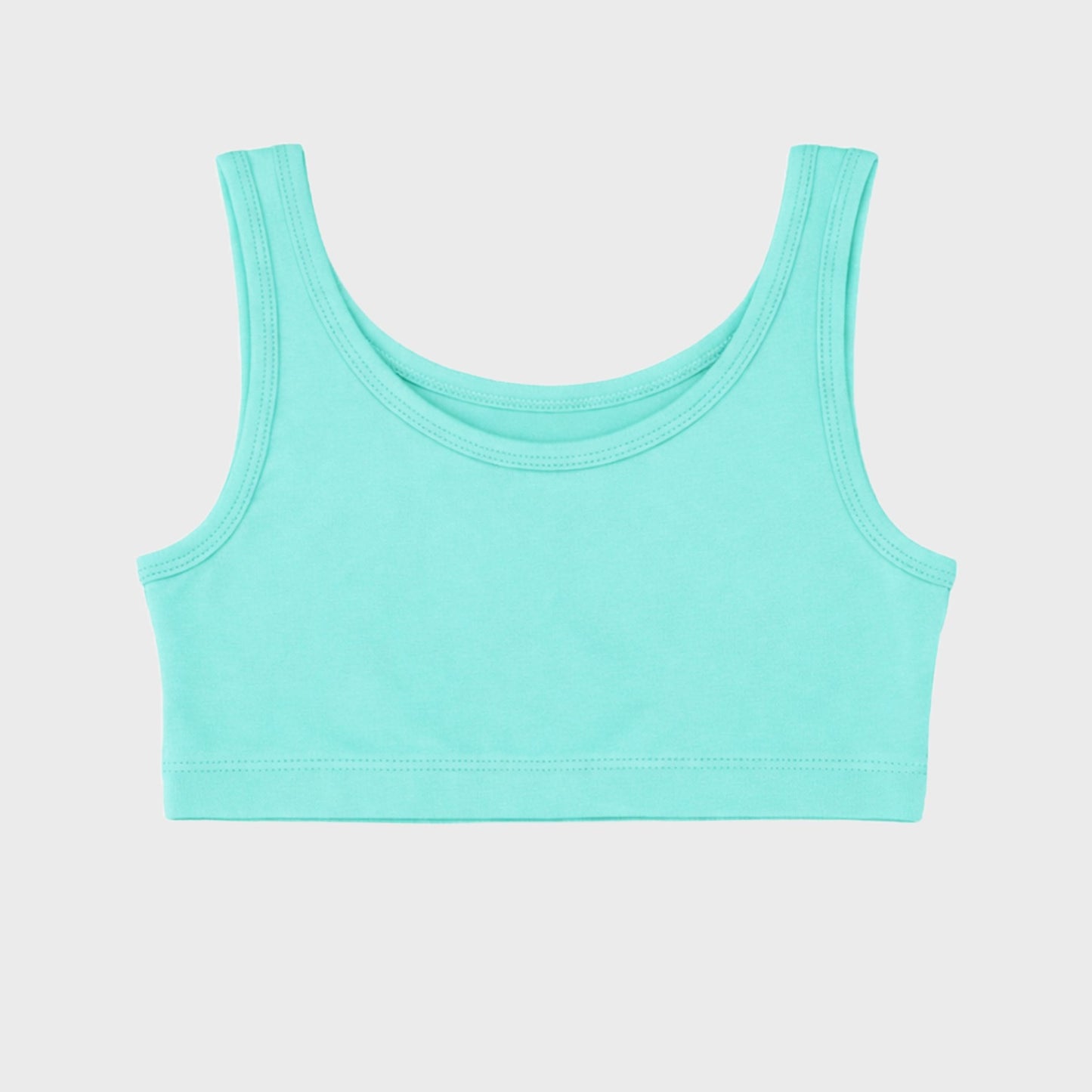Girls Removable Padded Sports Crop Top