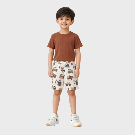Boys Cotton Waffle Set
