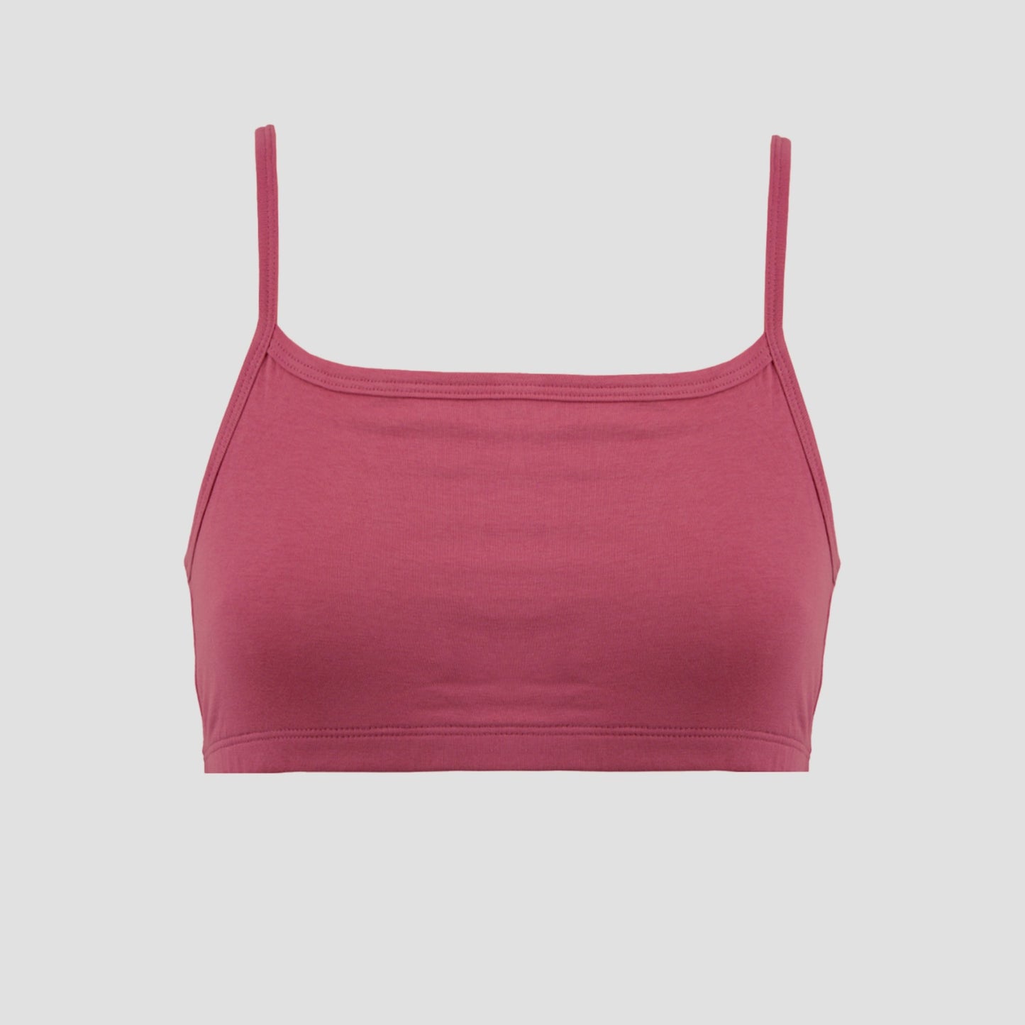 Beginners Bra | Non Padded | Double Layer - Pack of 1_Dusty Rose