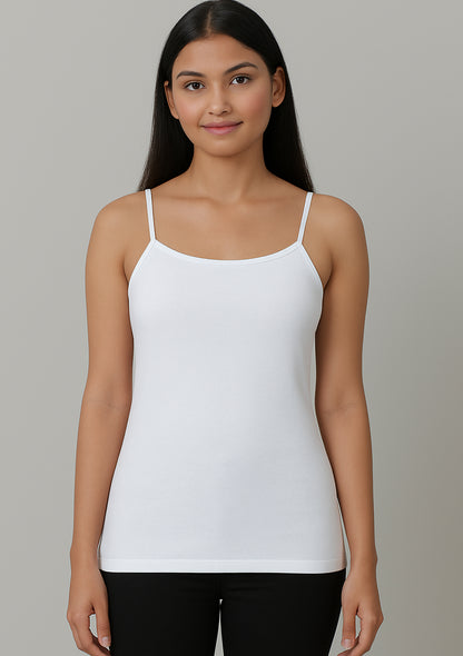 Padded Camisole | Flat padding | Adjustable Strap- Pack of 1