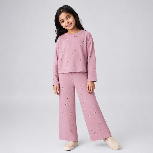Girls All over printed Co-ord