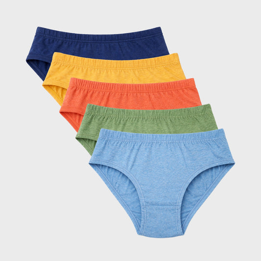 CharmnCherish Boys' Brief Pack of 5_Multicolor for 2-16 Years