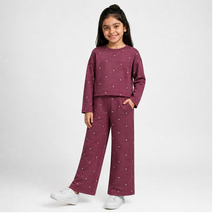 Girls All over printed Co-ord