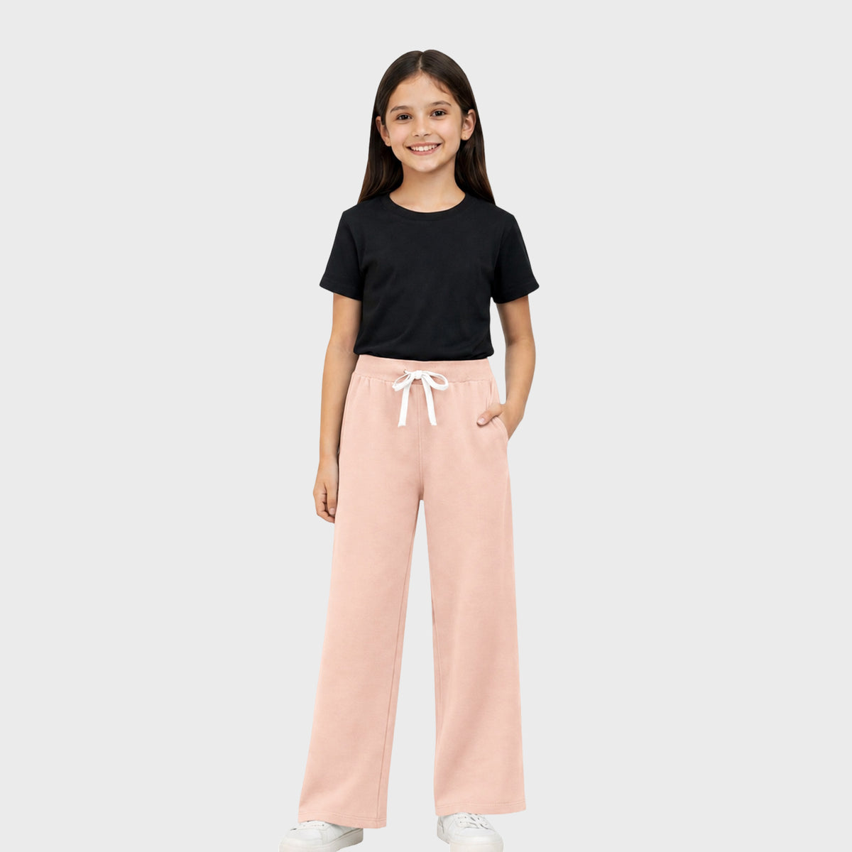 Girls Flare Pants – Rose Cloud
