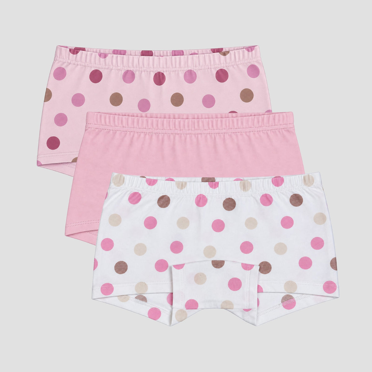 Girls' Cotton Boy Hipster - Multicolor(3 Pack)