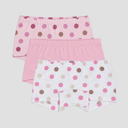 Girls' Cotton Boy Hipster - Multicolor(3 Pack)