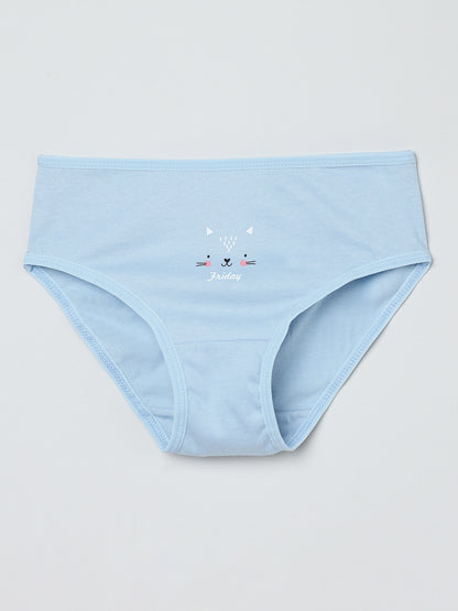 Girls Brief - Weekdays Prints (Pack Of 7).