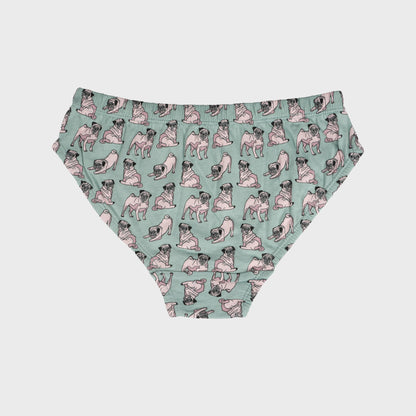 Charm N Cherish Boys Cotton Briefs (Pack of 6) | Cute Shark & Pug Dog Printed Underwear Combo for Kids