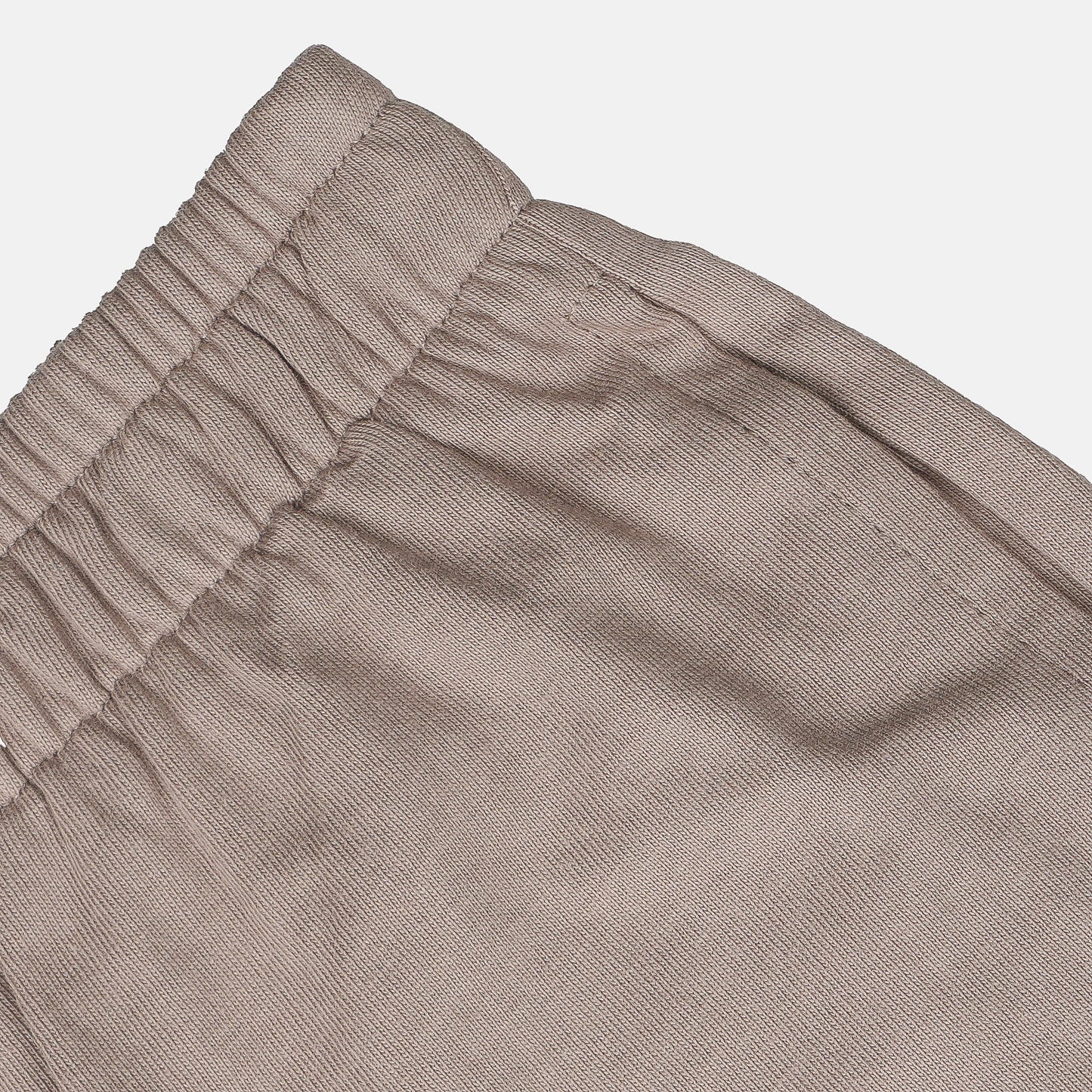 Charm N Cherish Boys Cotton Casual Shorts | Beige Elastic Waist Regular Fit Shorts for Kids