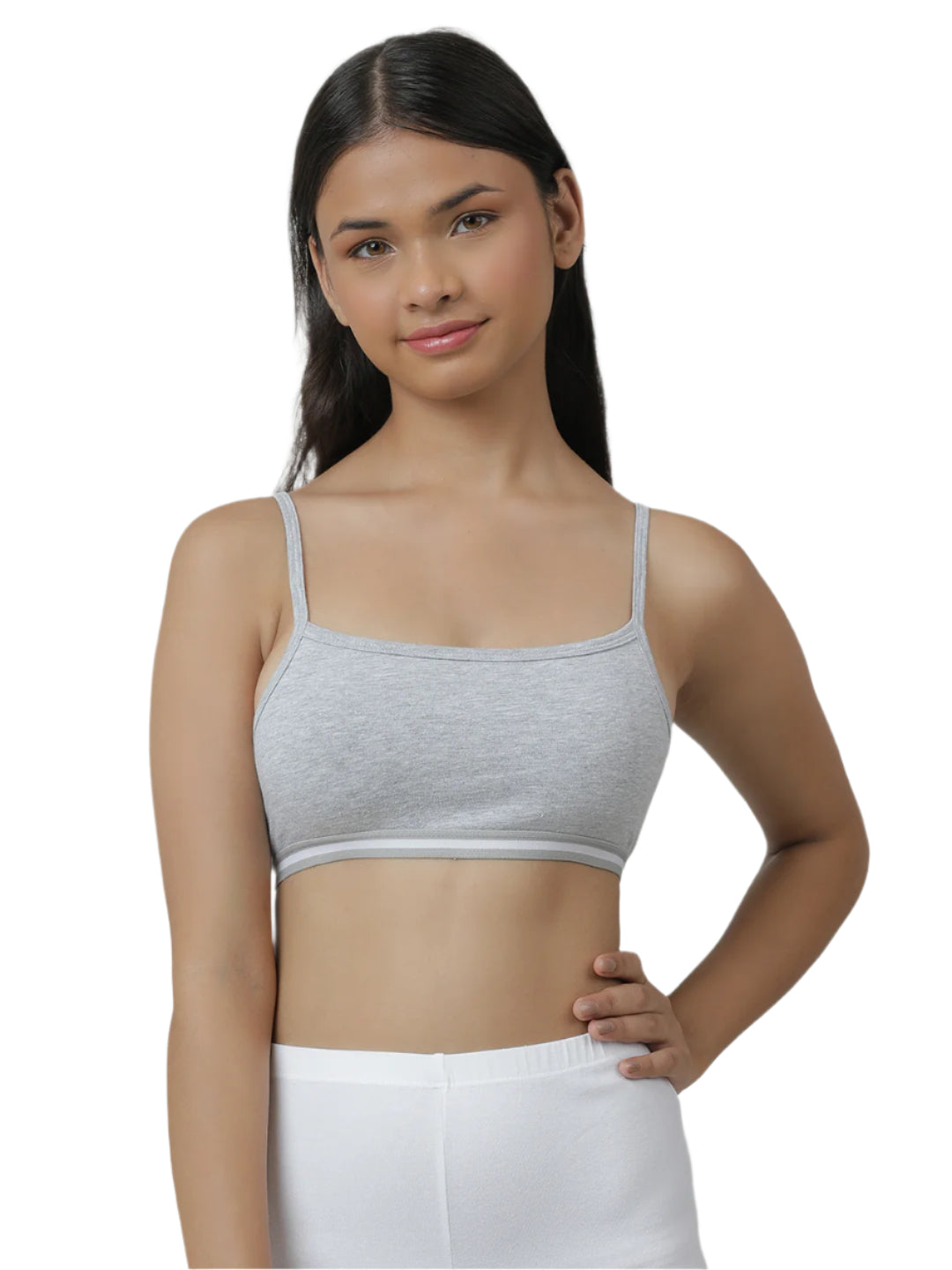 Beginners Bra - Grey & Black (Pack of 2).