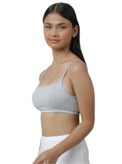Beginners Bra - Grey & Black (Pack of 2).